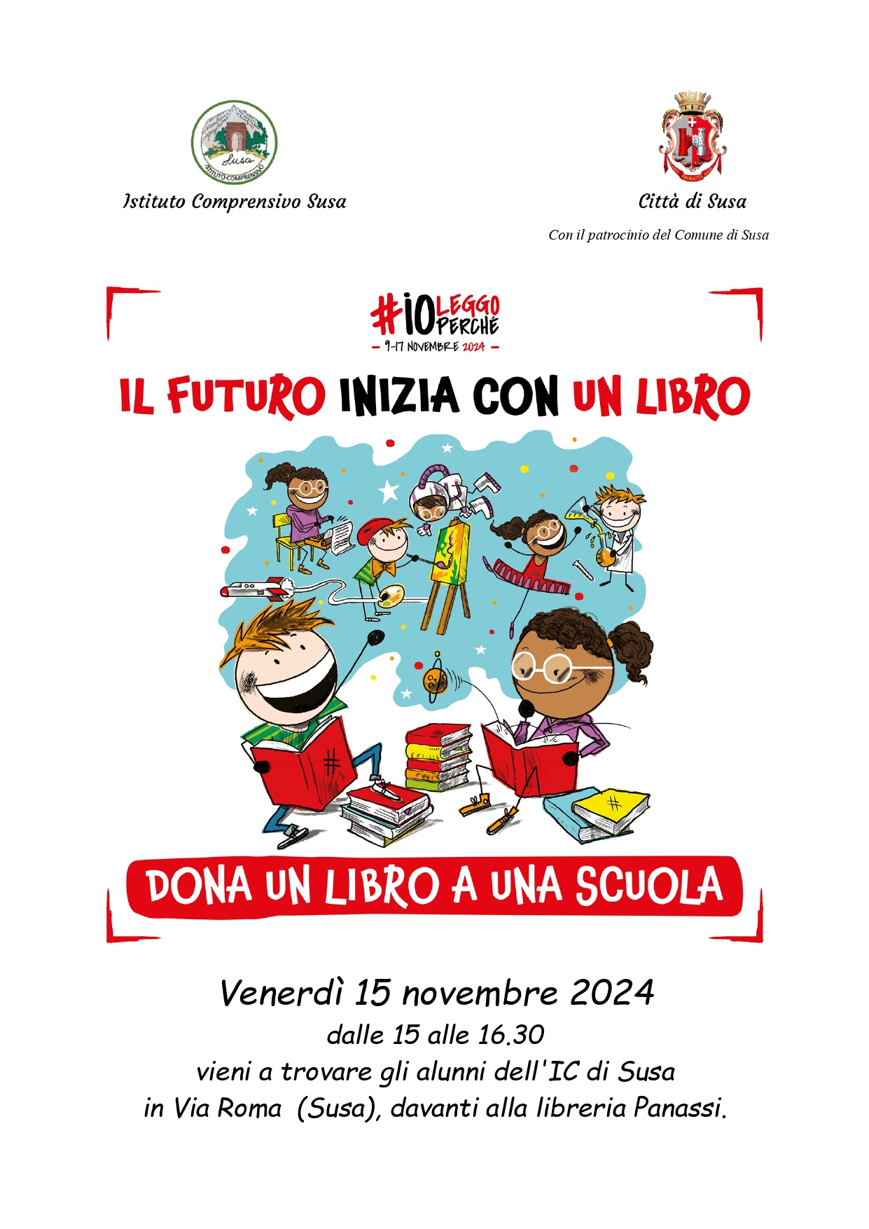 Io leggo perché. Locandina dell'evento