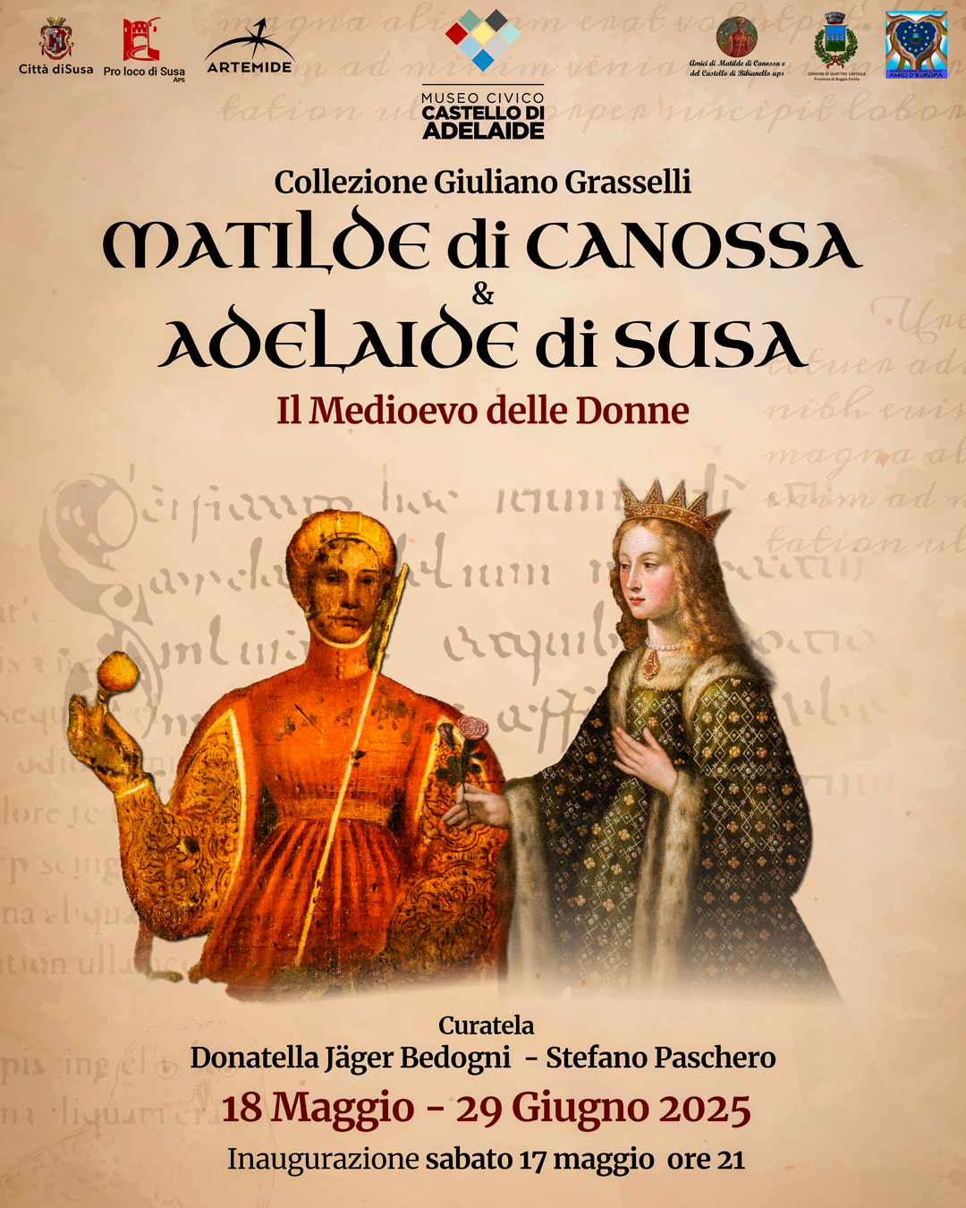 Locandina mostra Adelaide e Matilde