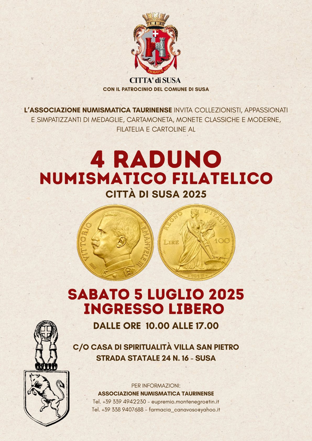 locandina Raduno filatelico 5 luglio 2025