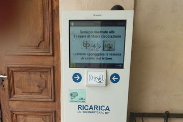 TOTEM PER RICARICA TESSERE DISABILI IN SELF SERVICE