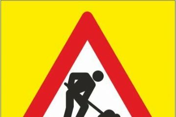 cartello lavori in corso