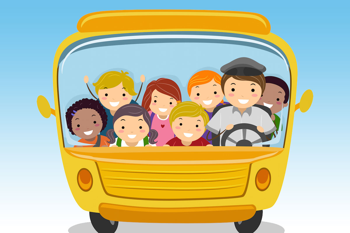 clipart trasporto scolastico