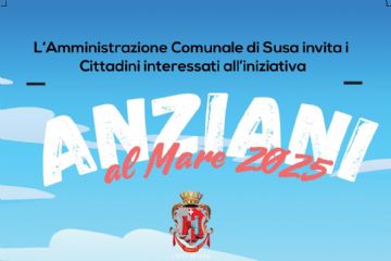 L'amministrazione Comunale di Susa invita i Cittadini interessati all'iniziativa "Anziani Al mare 2025" giovedì 19 dicembre 2024

 alle ore 16.30

presso la Sala Consiliare del Comune (Via Palazzo di Città n.39-primo piano)

Incontro informativo per il soggiorno marino 2025

sarà anche l'occasione per un brindisi e per farsi gli auguri per le prossime Feste.