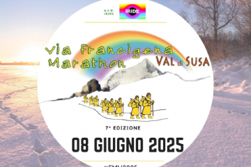 Si potrà scoprire un territorio con una storia millenaria testimoniata da un grande patrimonio d’arte, cultura alpina, bellezze naturali di montagne e boschi di fondovalle.

Il procedere senza correre permetterà di ammirare paesaggi incantevoli e le vestigia lasciate dall’uomo nel corso di 6000 anni di storia.

Percorsi:

Maratona ludico-motoria : 45 km-40 km con partenza da Avigliana e arrivo a Susa (con o senza passaggio dalla Sacra di San Michele)
Mezza maratona: 25 km-12 km con partenza da Sant’Antonino di Susa e arrivo a Susa

Info* e iscrizioni: 
sito: www.viafrancigenamarathonvaldisusa.it 
email: info@viafrancigenamarathonvaldisusa.it