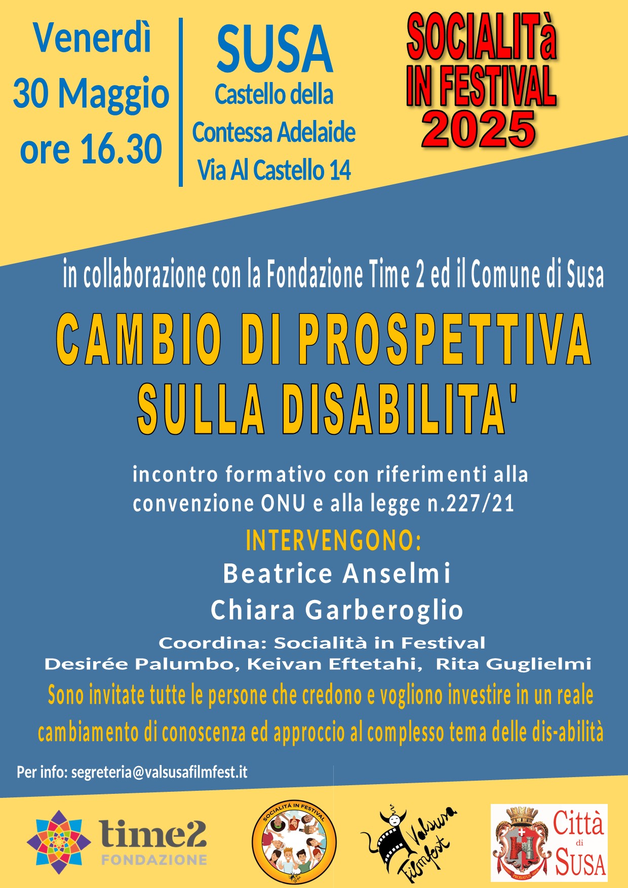 locandina evento Castello 30 maggio 2025