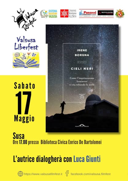 locandina presentazione Cieli neri