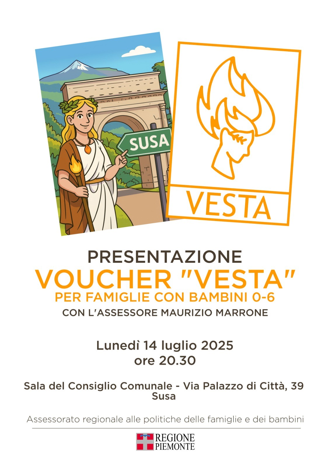 locandina presentazione voucher "Vesta"