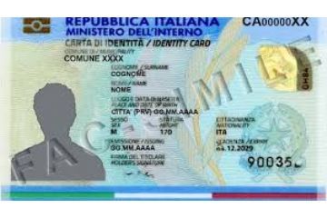 Fac simile carta di identità