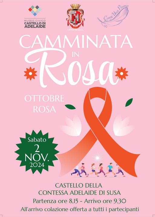 locandina Camminata in Rosa