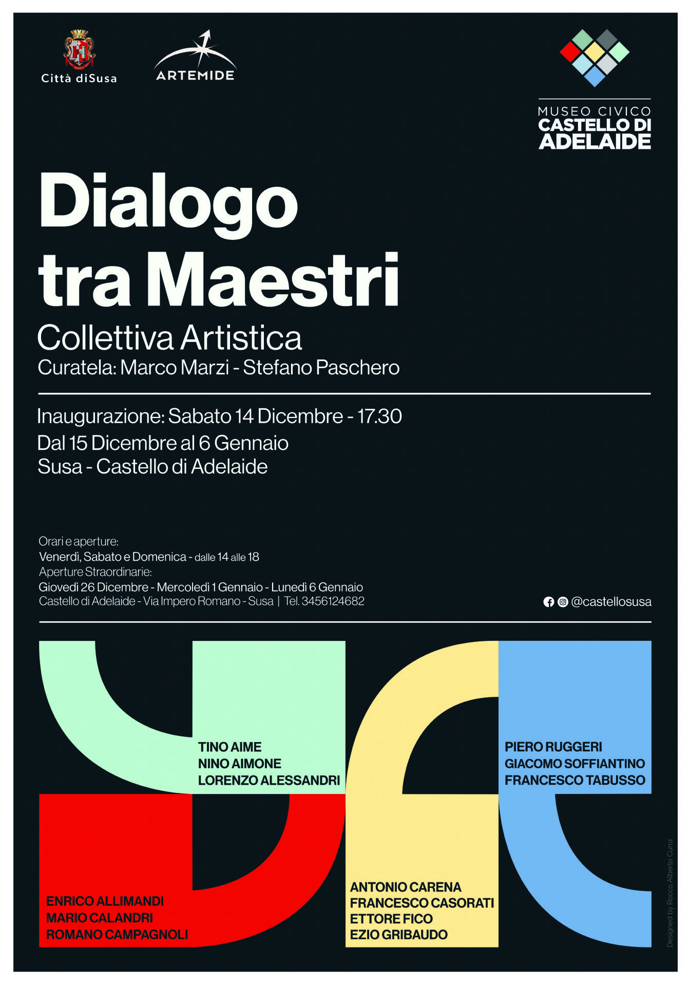 Dialogo tra Maestri. Collettiva Artistica. Locandina