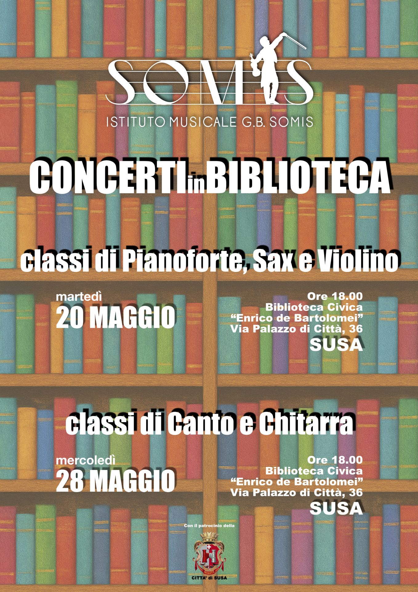 locandina concerti 20 e 28 maggio 2025