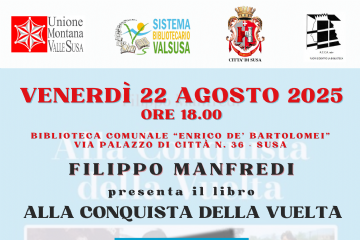 locandina presentazione libro Alla conquista della Vuelta