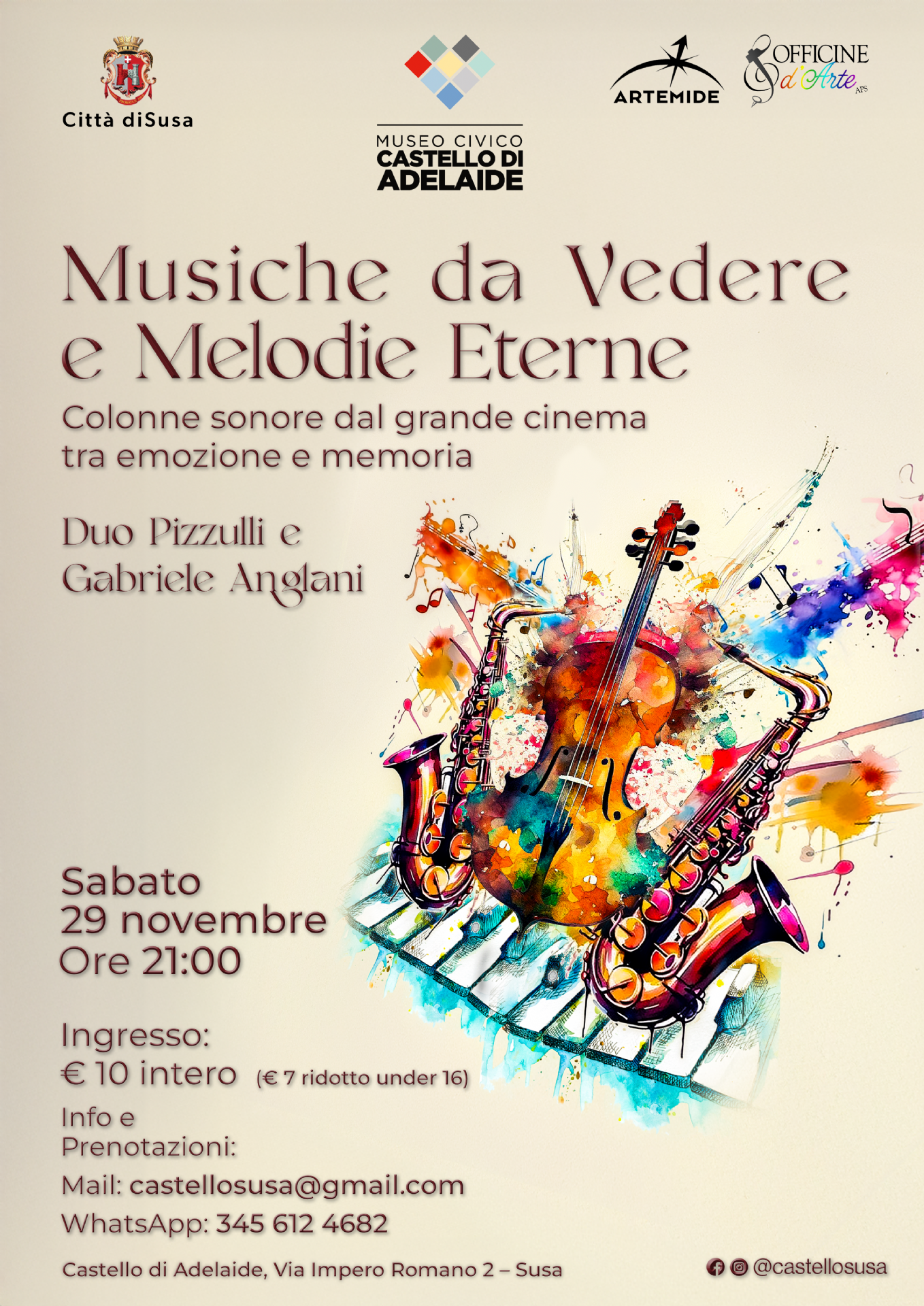 locandina concerto 8 novembre 2025