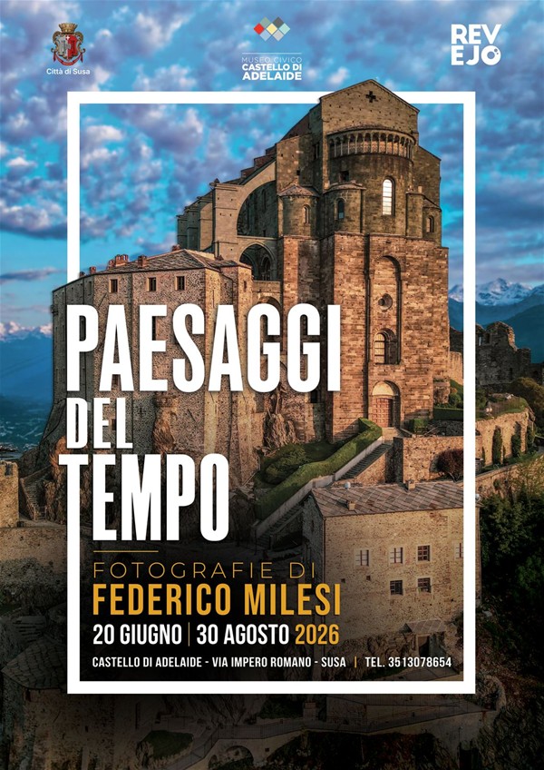 locandina della mostra fotografica Paesaggi del Tempo