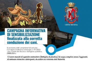 Campagna informativa di sensibilizzazione finalizzata alla corretta conduzione dei cani